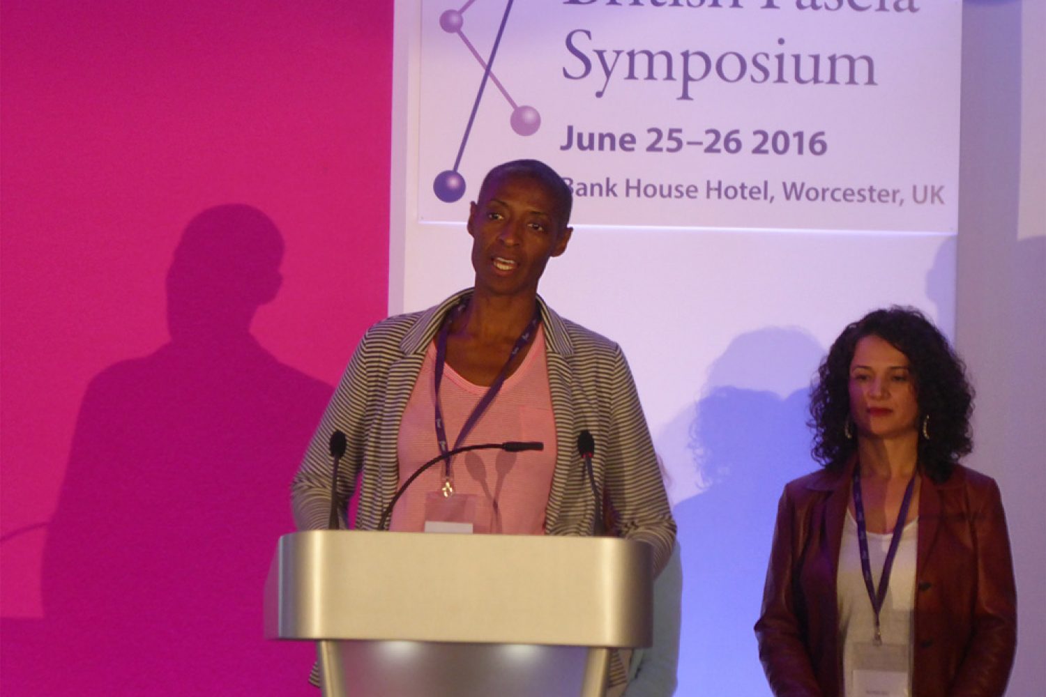 Receiving 2nd prize at British Fascia Symposium for research presentation