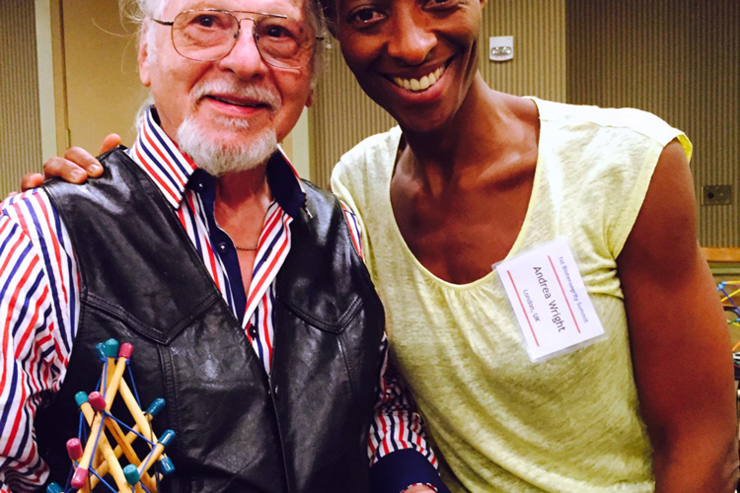 With Dr Stephen Levin, biotensegrity pioneer